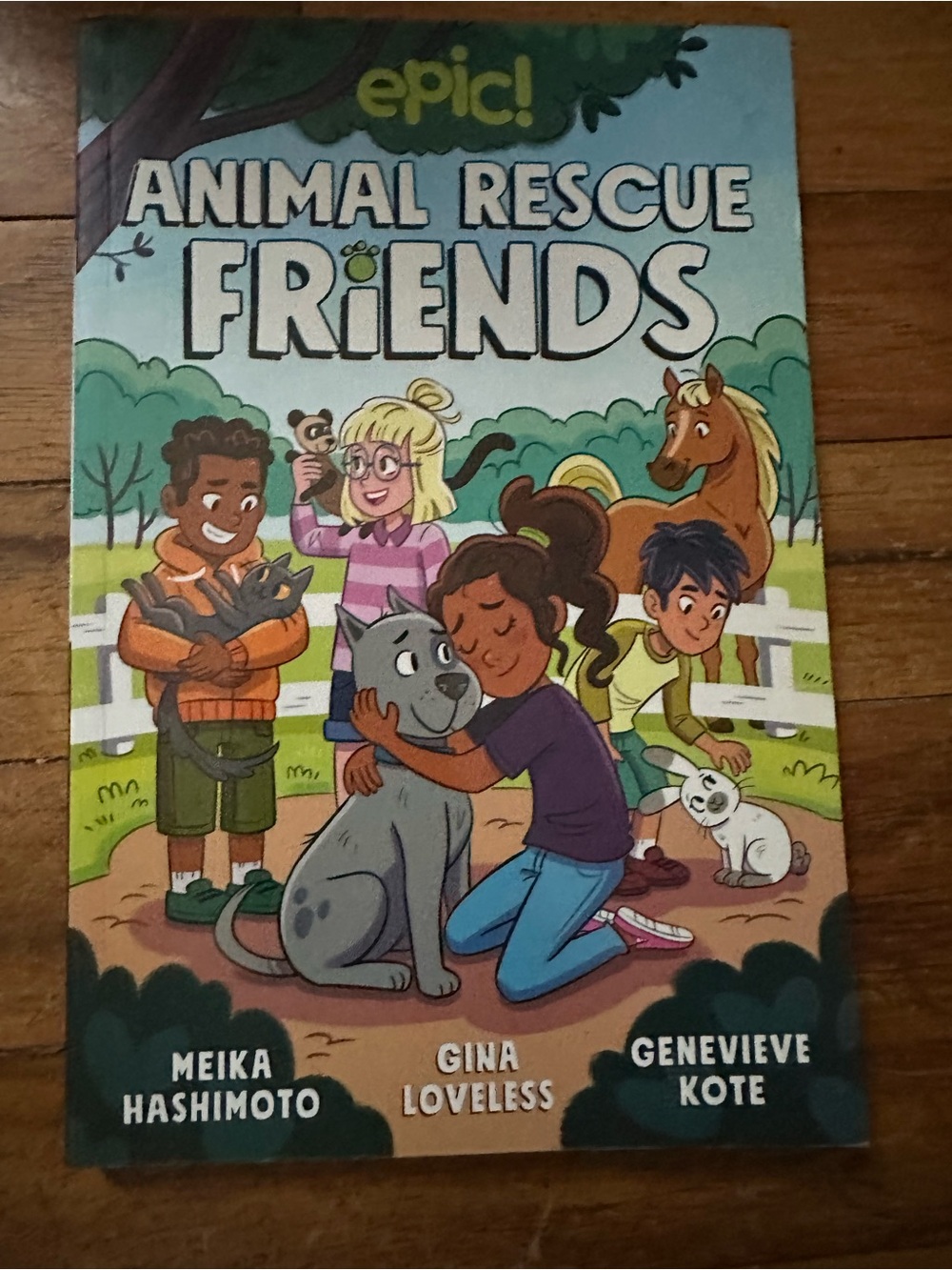Animal Rescue Friends — Children's Book (Blue)